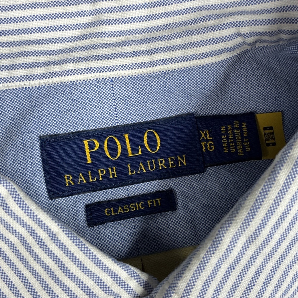 Polo Ralph Lauren Classic Fit Oxford Fun Shirt Men's XL Colorblock Pastel - Picture 3 of 10